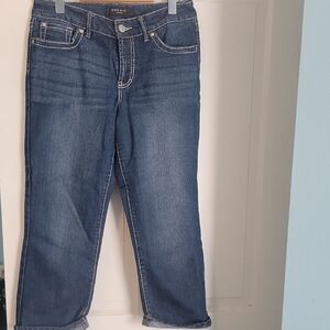 Nine West Women's Blue Straight Leg Jeans